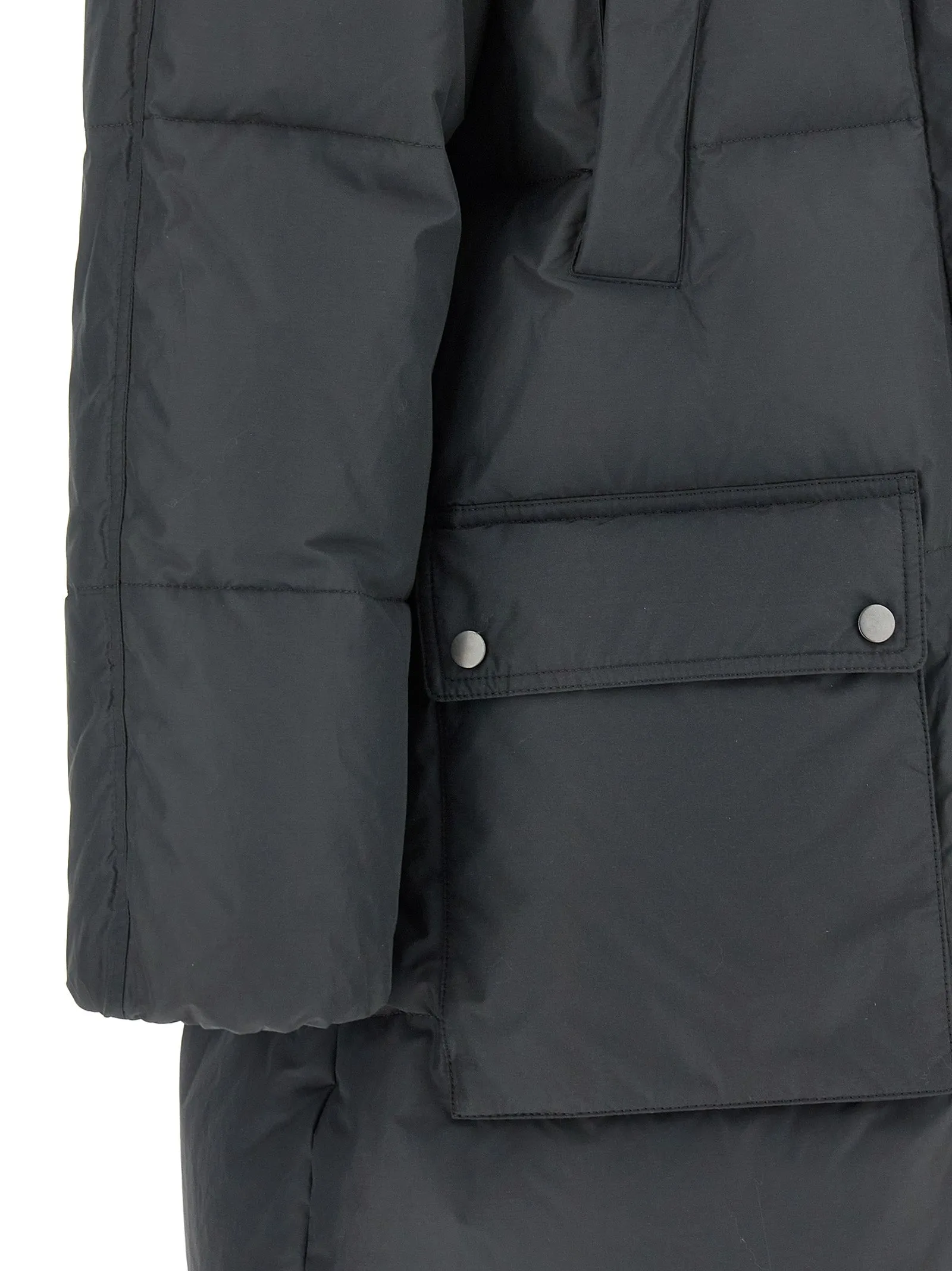 'Shiny Zipper Pull' down jacket sold by Lord & Taylor product image thumbnail 5