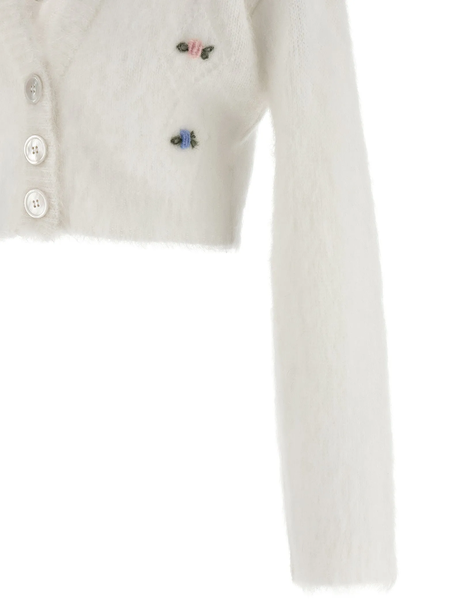 'Carded Mohair' cardigan sold by Lord & Taylor product image thumbnail 4