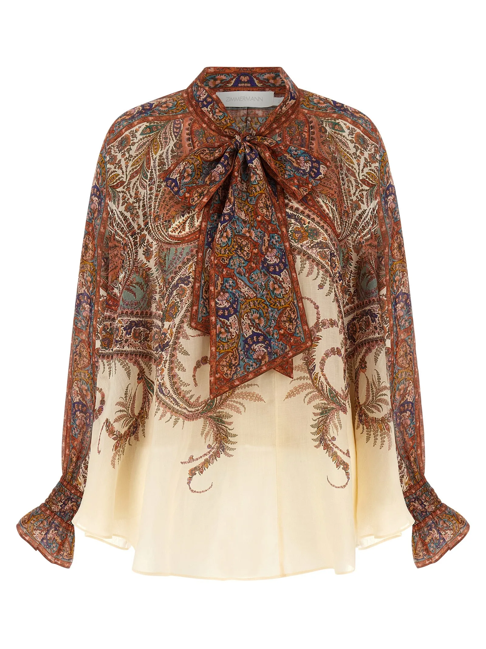 'Rhiannon Tie Neck' blouse sold by Lord & Taylor