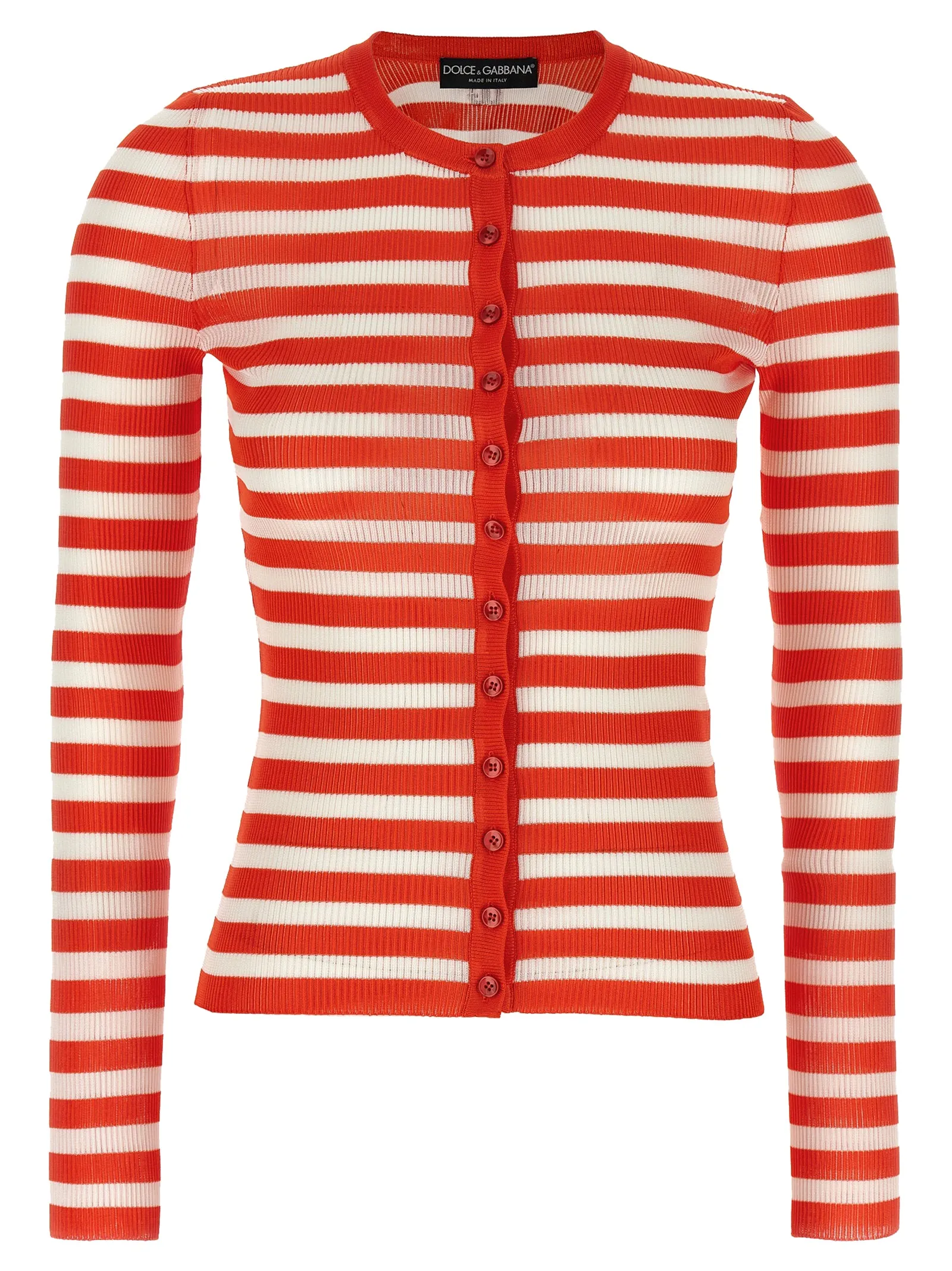 Striped viscose cardigan sold by Lord & Taylor