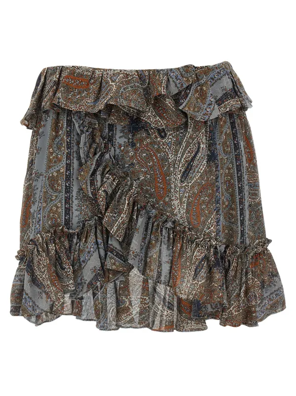 All over print skirt made by Yves Saint Laurent