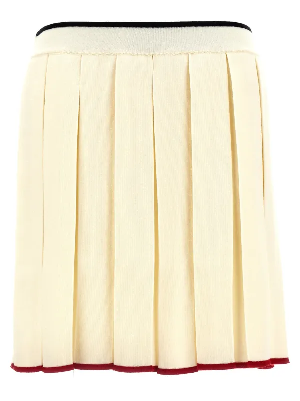 Knitted pleated skirt sold by Lord & Taylor