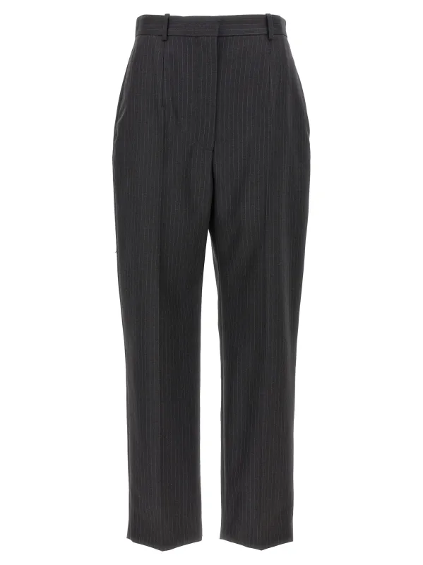 Pinstripe pants sold by Lord & Taylor