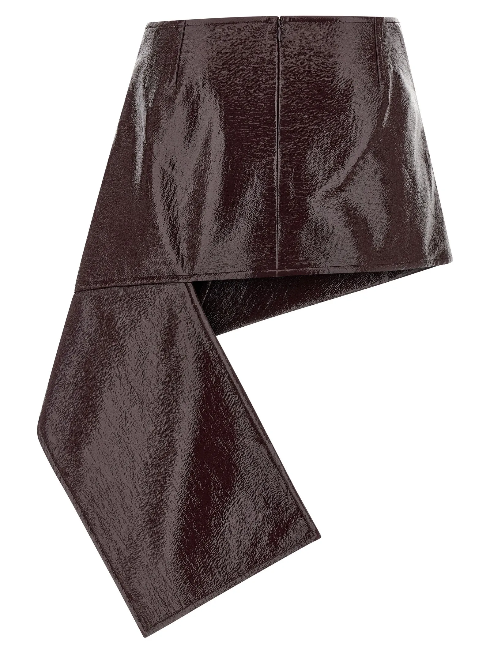 'Fold Vinyl Mini' skirt sold by Lord & Taylor product image thumbnail 2