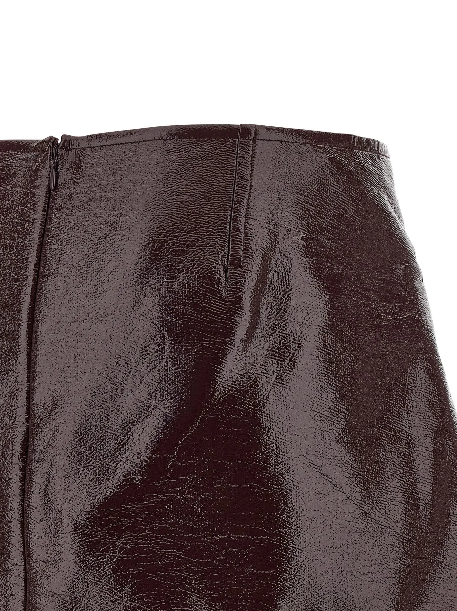 'Fold Vinyl Mini' skirt sold by Lord & Taylor product image thumbnail 4