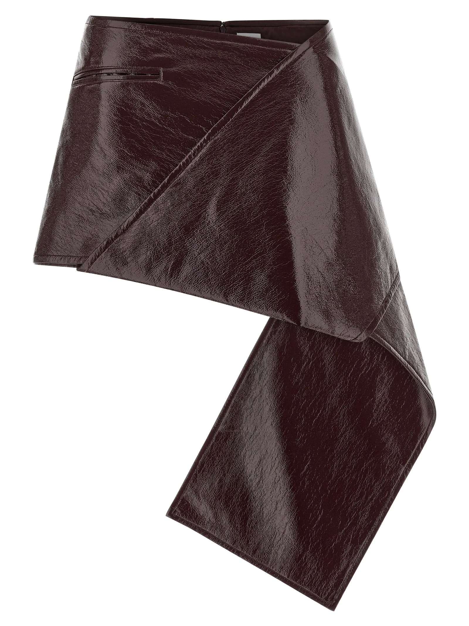 'Fold Vinyl Mini' skirt sold by Lord & Taylor