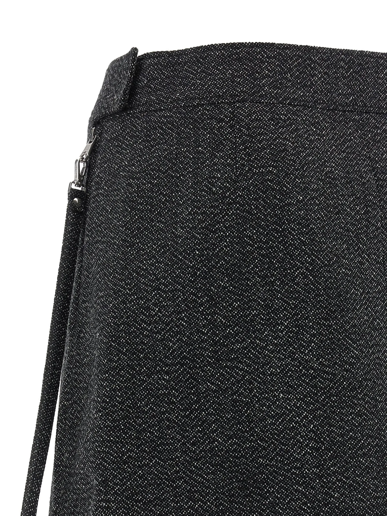 'Zipped Caviar Mini' skirt sold by Lord & Taylor product image thumbnail 4