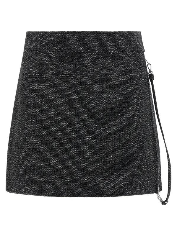 'Zipped Caviar Mini' skirt sold by Lord & Taylor