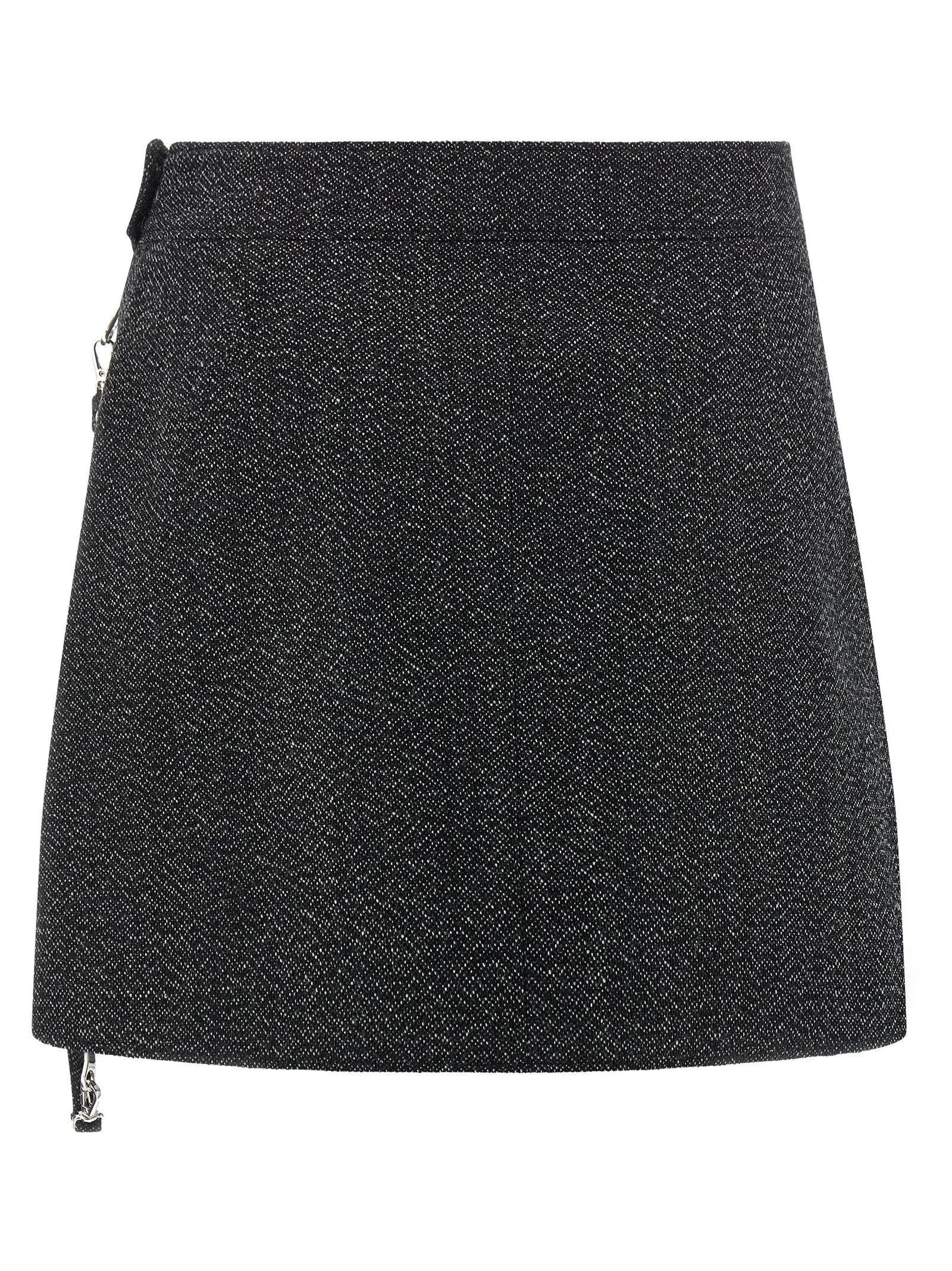 'Zipped Caviar Mini' skirt sold by Lord & Taylor product image thumbnail 2