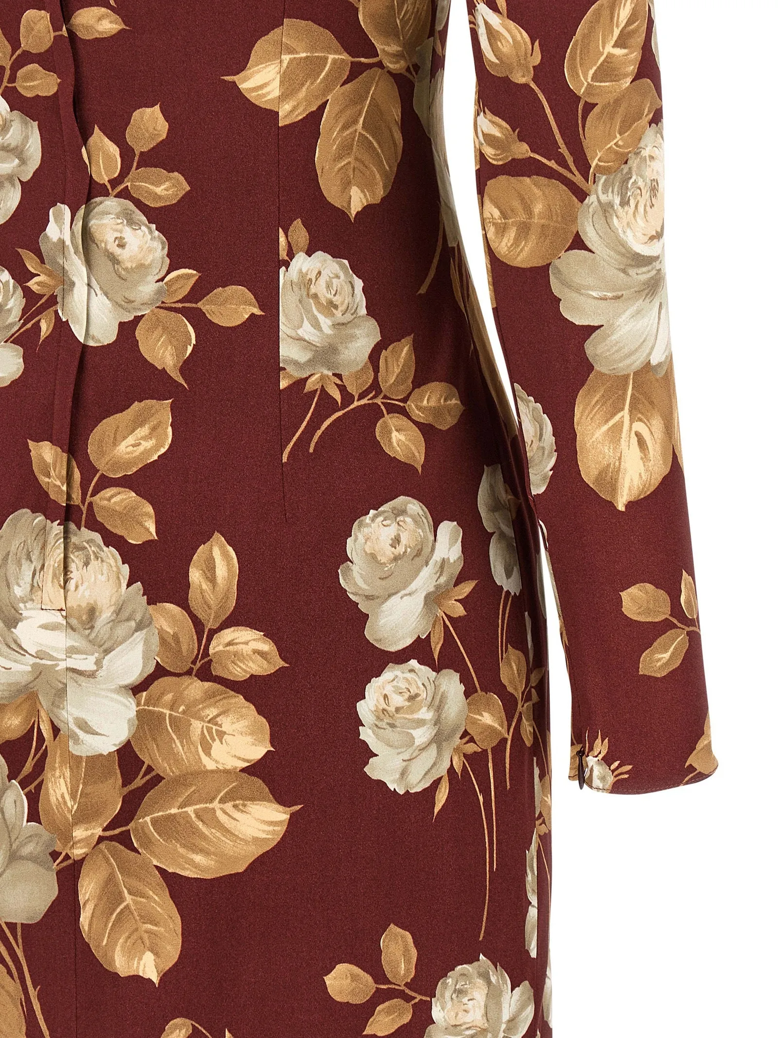 Rose print dress sold by Lord & Taylor product image thumbnail 4