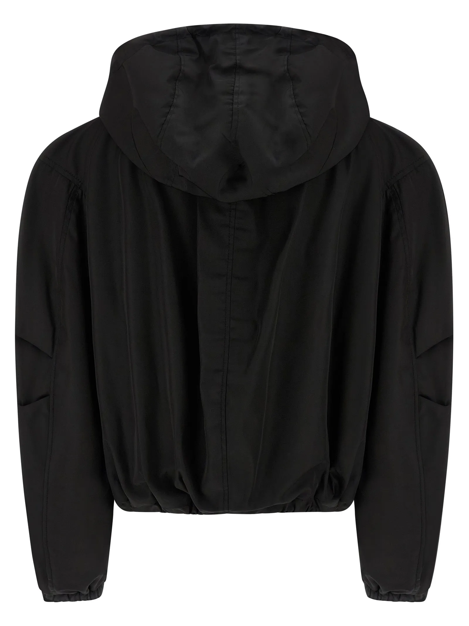 Maxi hood bomber jacket sold by Lord & Taylor product image thumbnail 2