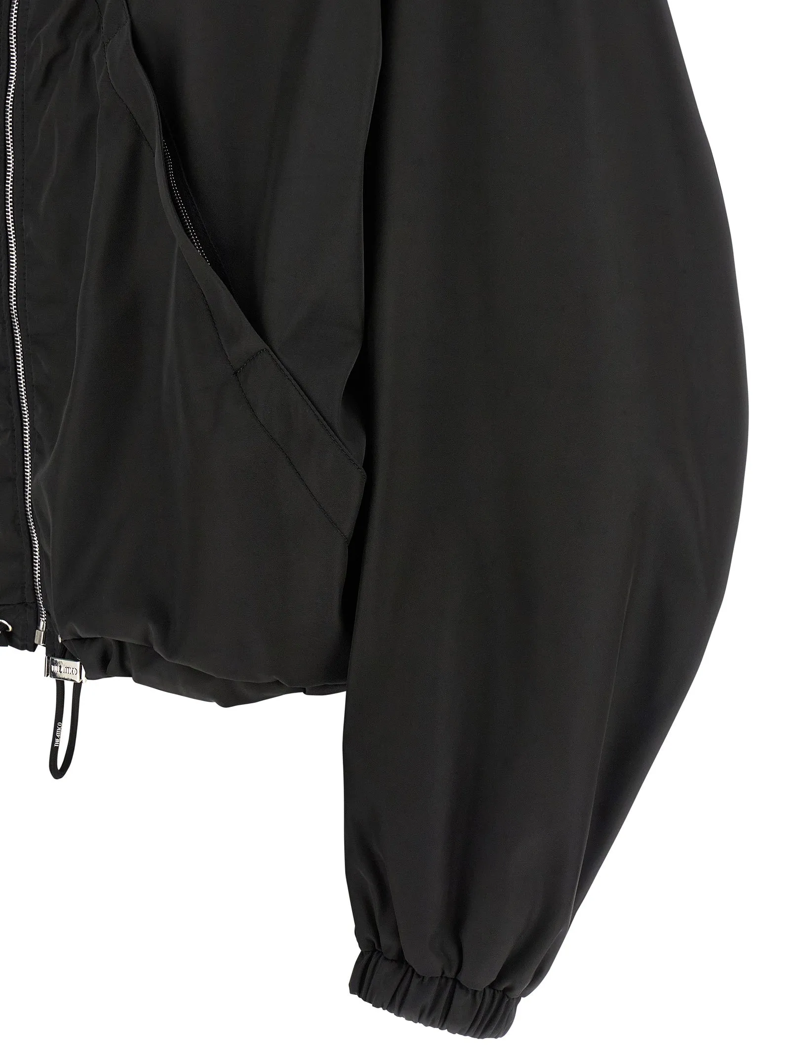 Maxi hood bomber jacket sold by Lord & Taylor product image thumbnail 4