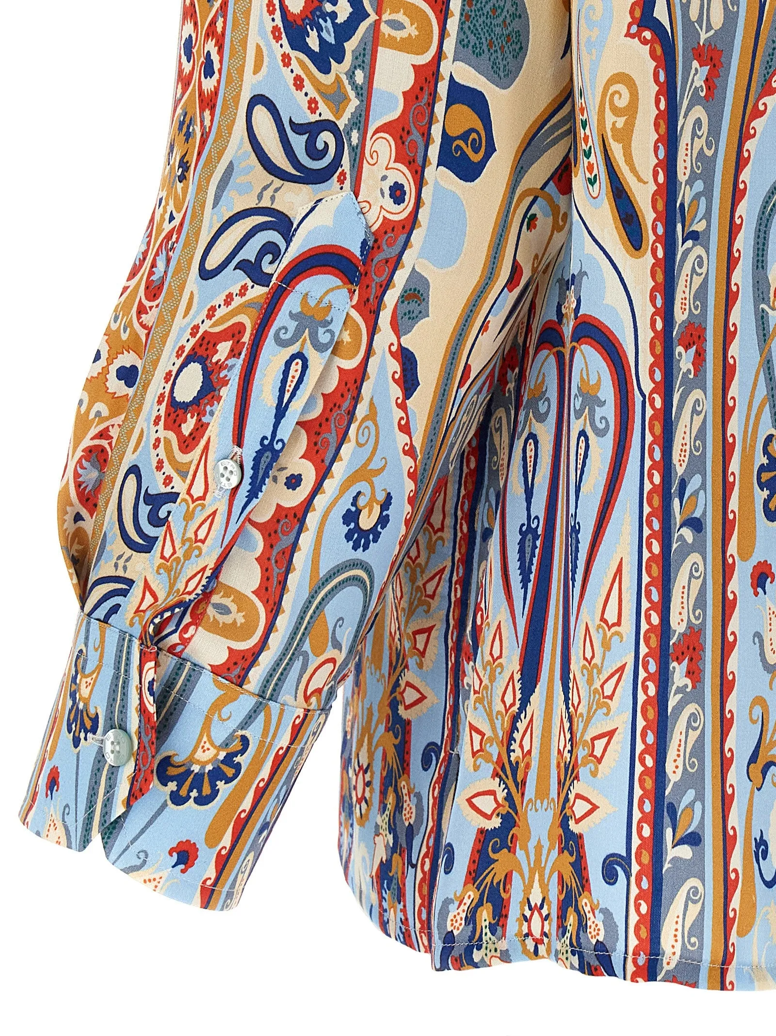 Paisley print shirt sold by Lord & Taylor product image thumbnail 4