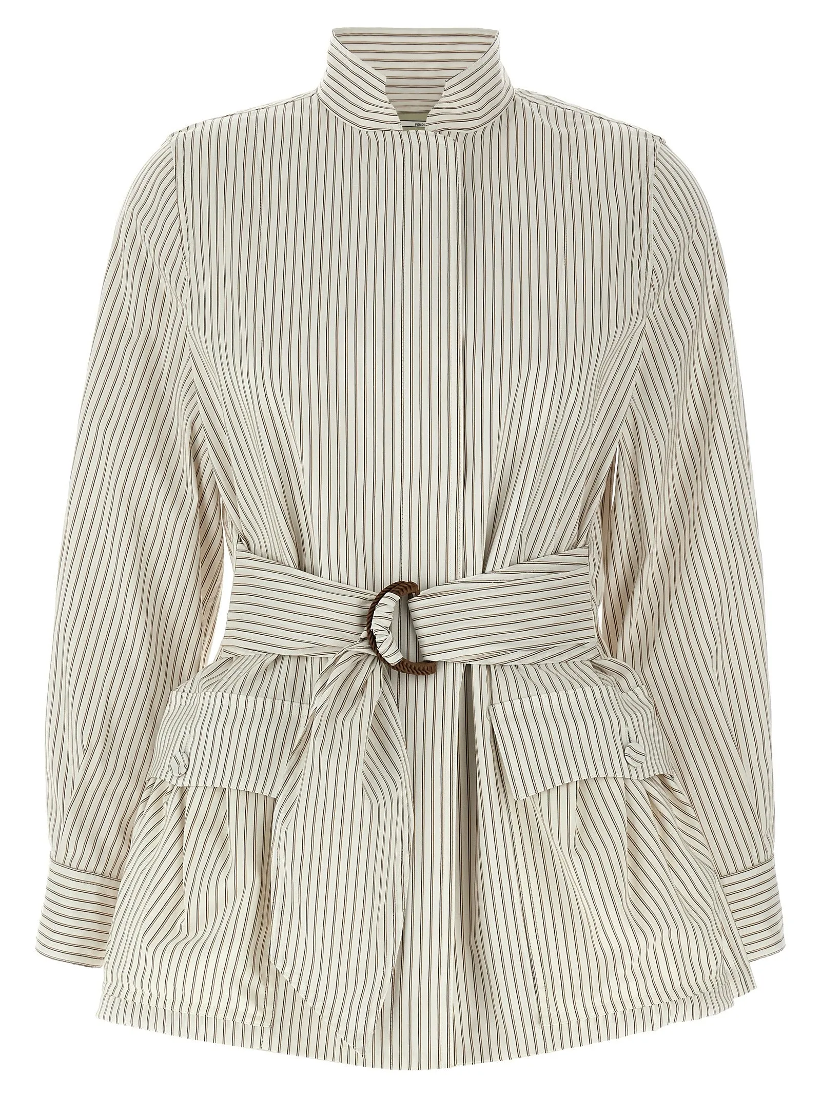 Striped blouson sold by Lord & Taylor