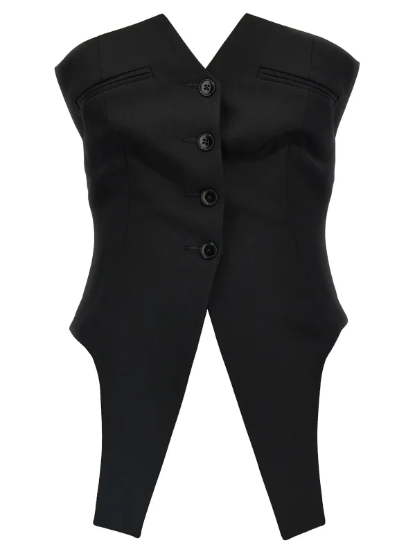 Deconstructed vest sold by Lord & Taylor