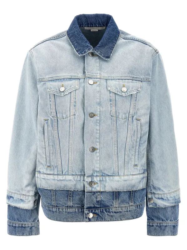 Layered denim jacket made by Stella McCartney