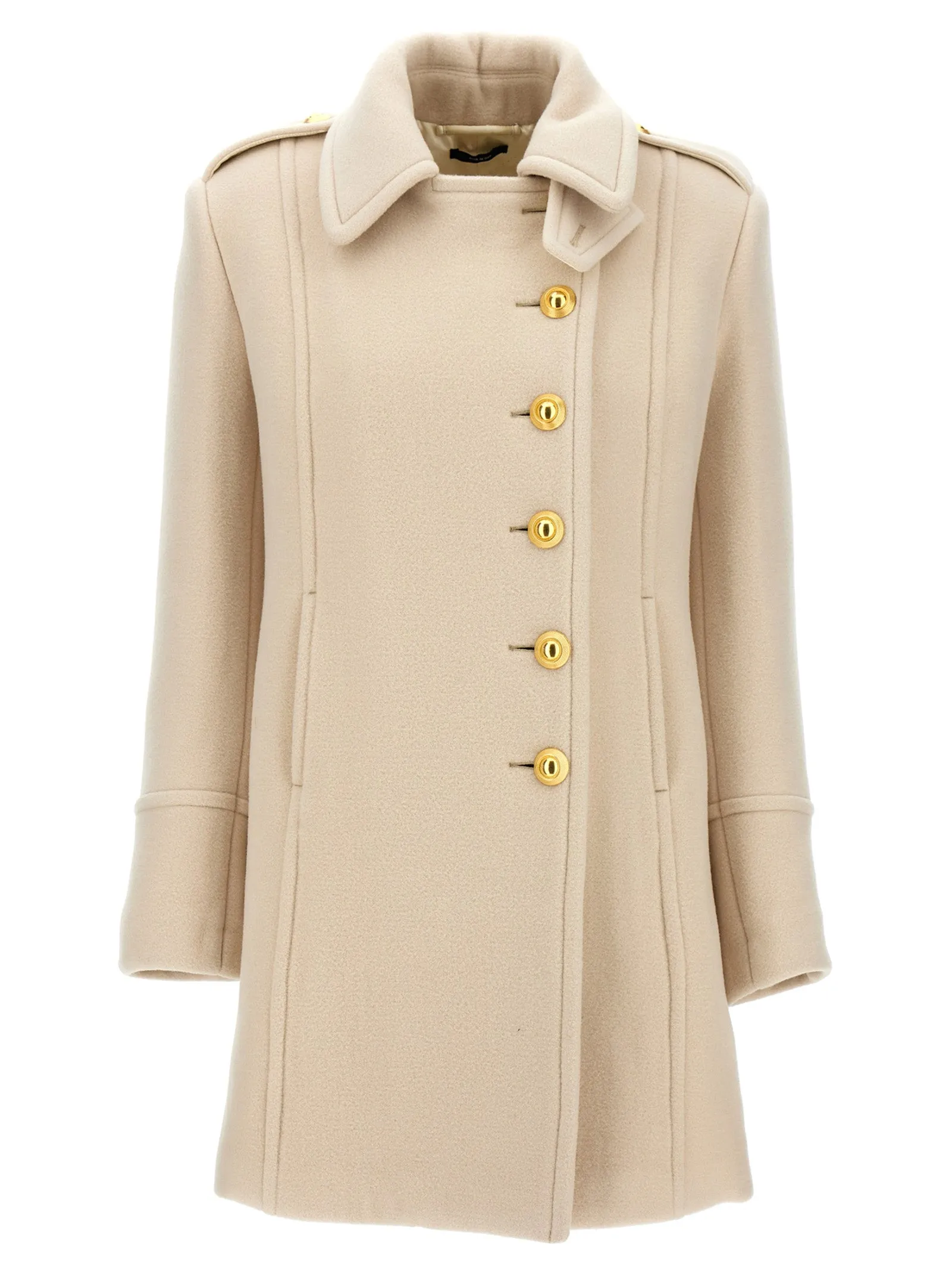 Single-breasted wool coat sold by Lord & Taylor