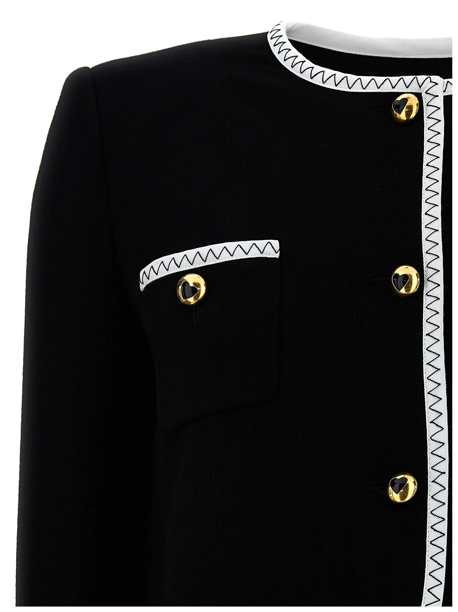 Crepe short jacket sold by Lord & Taylor product image thumbnail 3