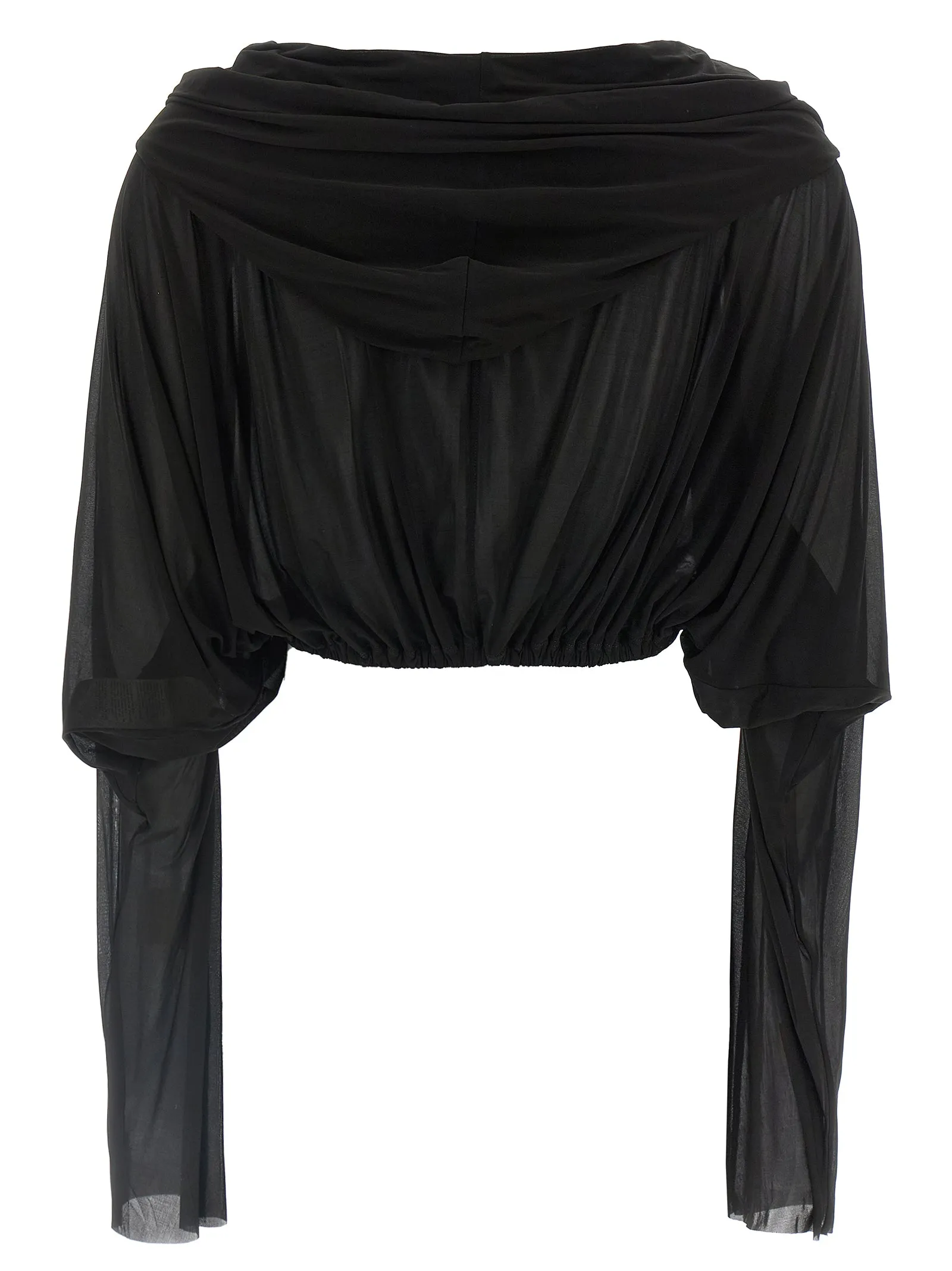 'Crooped Hooded Tunic' sweater sold by Lord & Taylor product image thumbnail 2