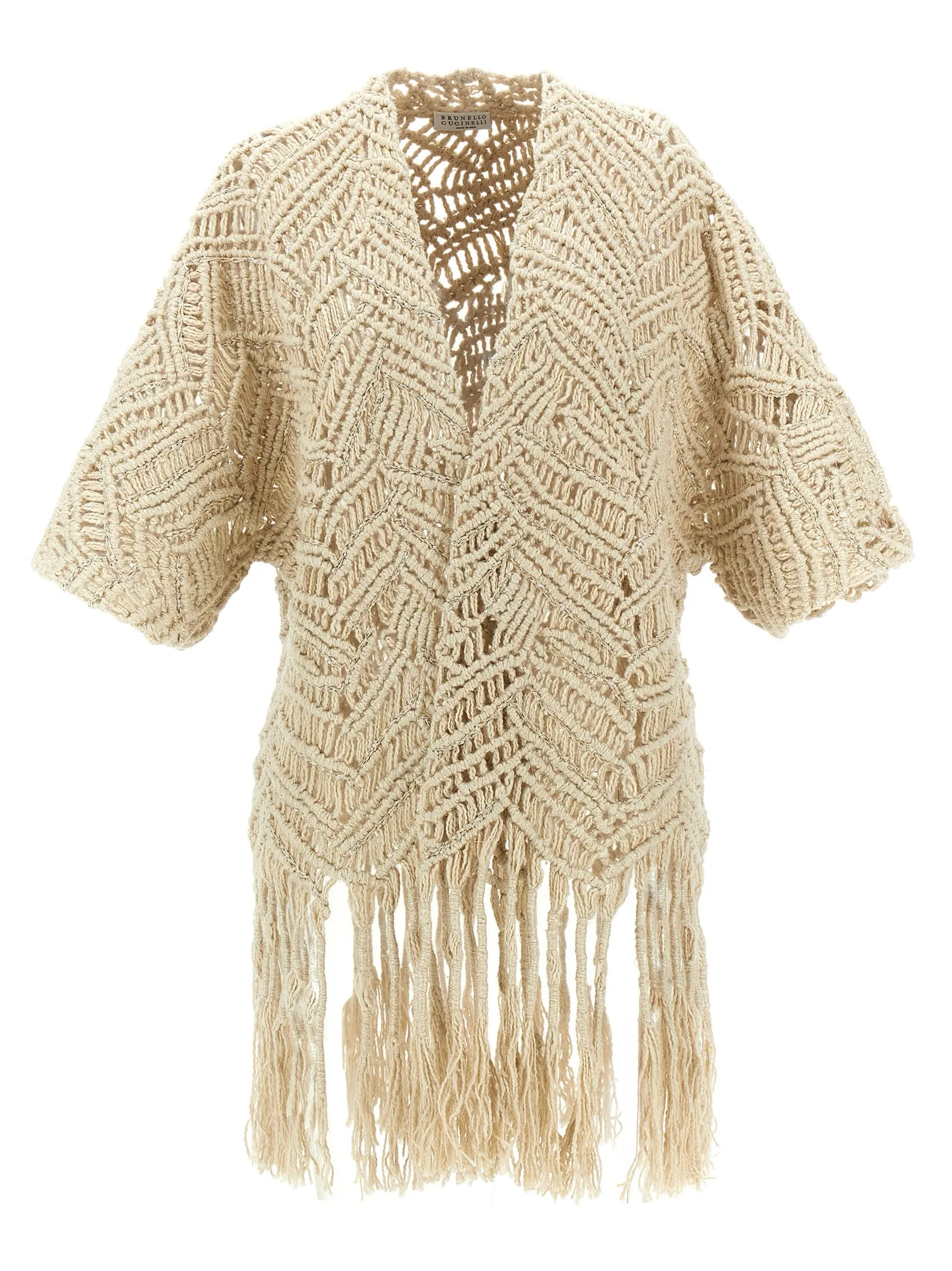 'OPERA Dazzling Macramé' cardigan sold by Lord & Taylor