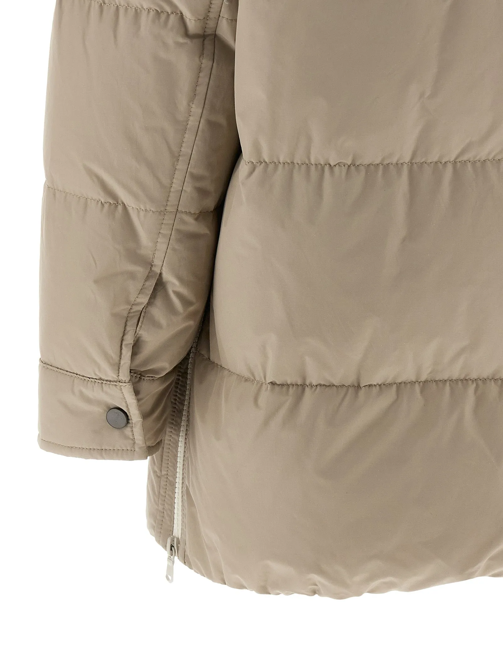 Knitted neck down jacket sold by Lord & Taylor product image thumbnail 4