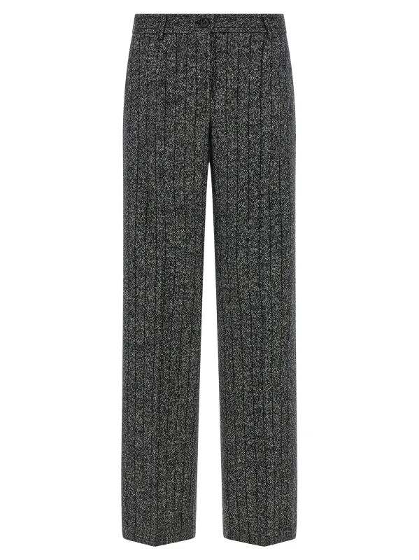 Striped wool pants made by Dolce & Gabanna