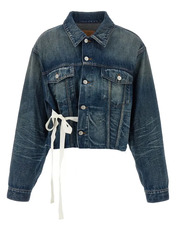 Tape denim jacket made by Maison Margiela