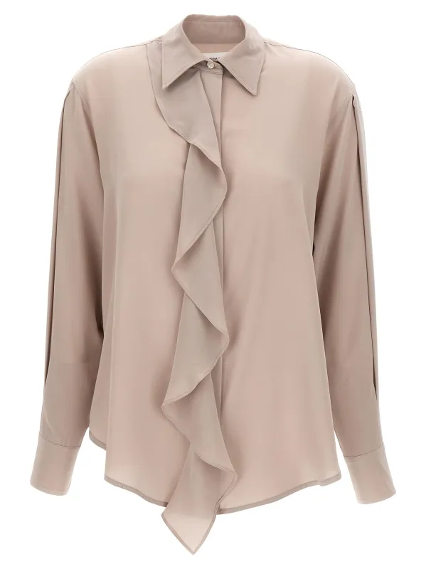 'Asymmetric Ruffle' blouse made by Victoria Beckham