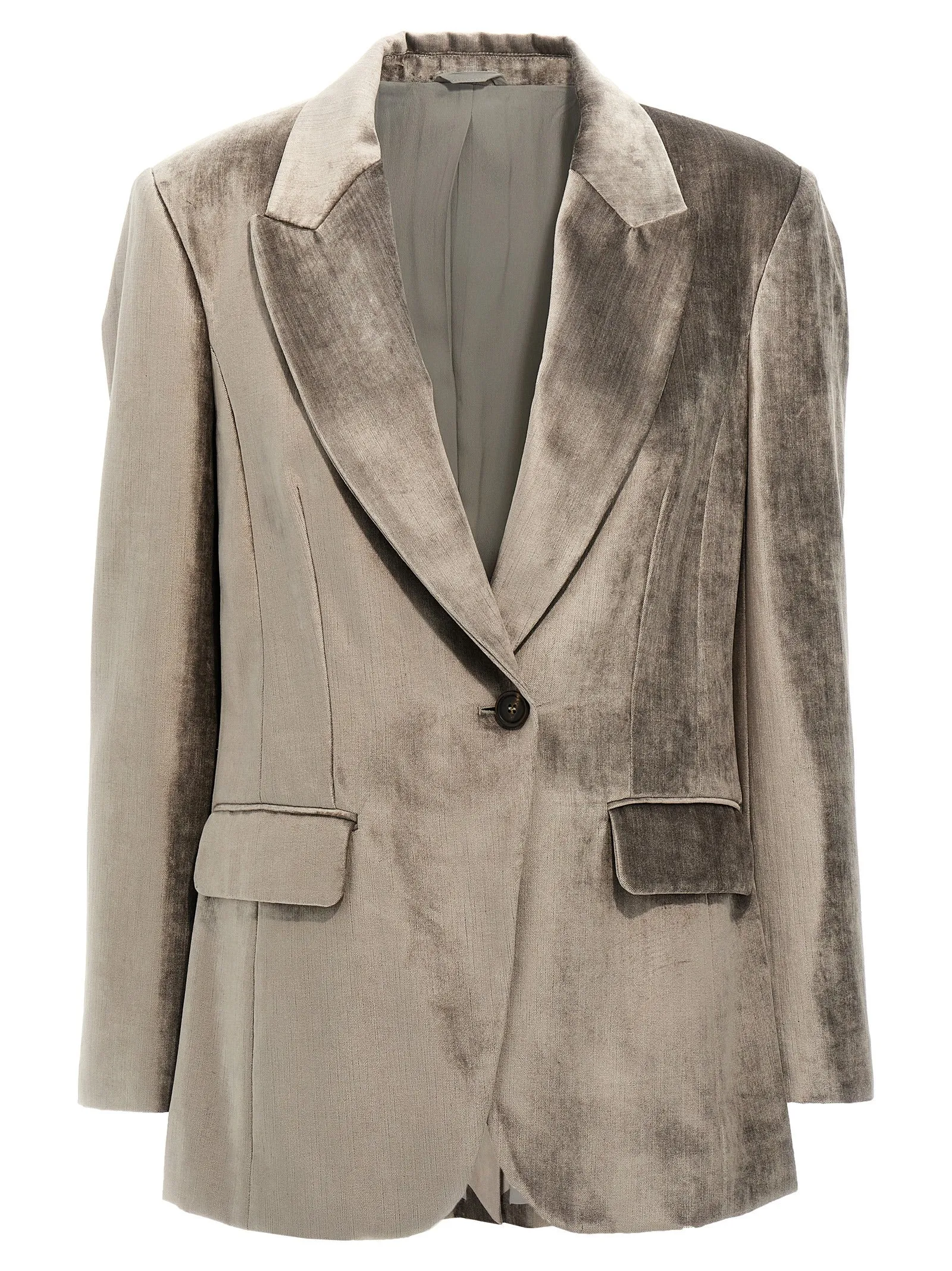 Single-breasted chenille blazer sold by Lord & Taylor