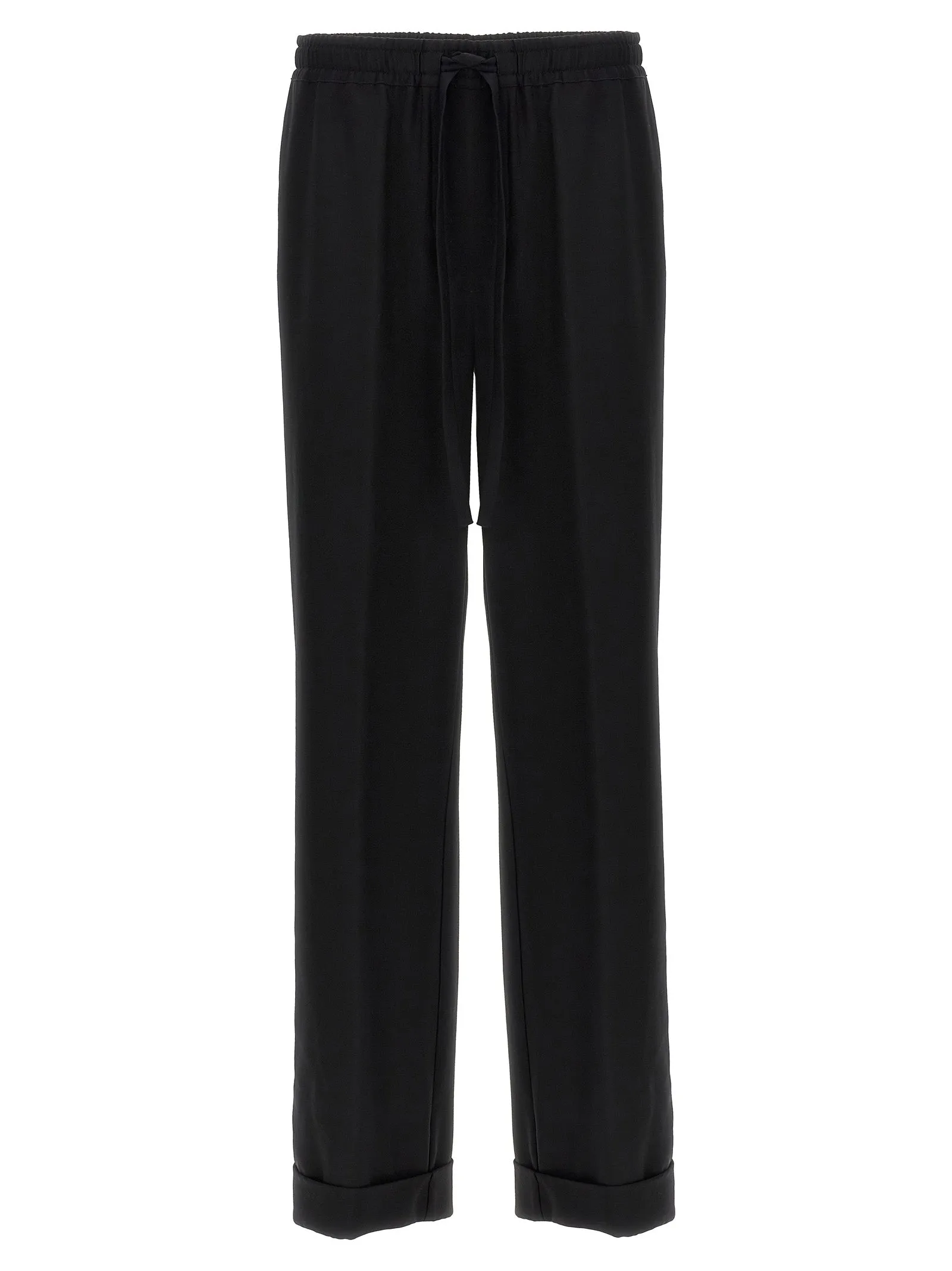 Contrast piping pants sold by Lord & Taylor
