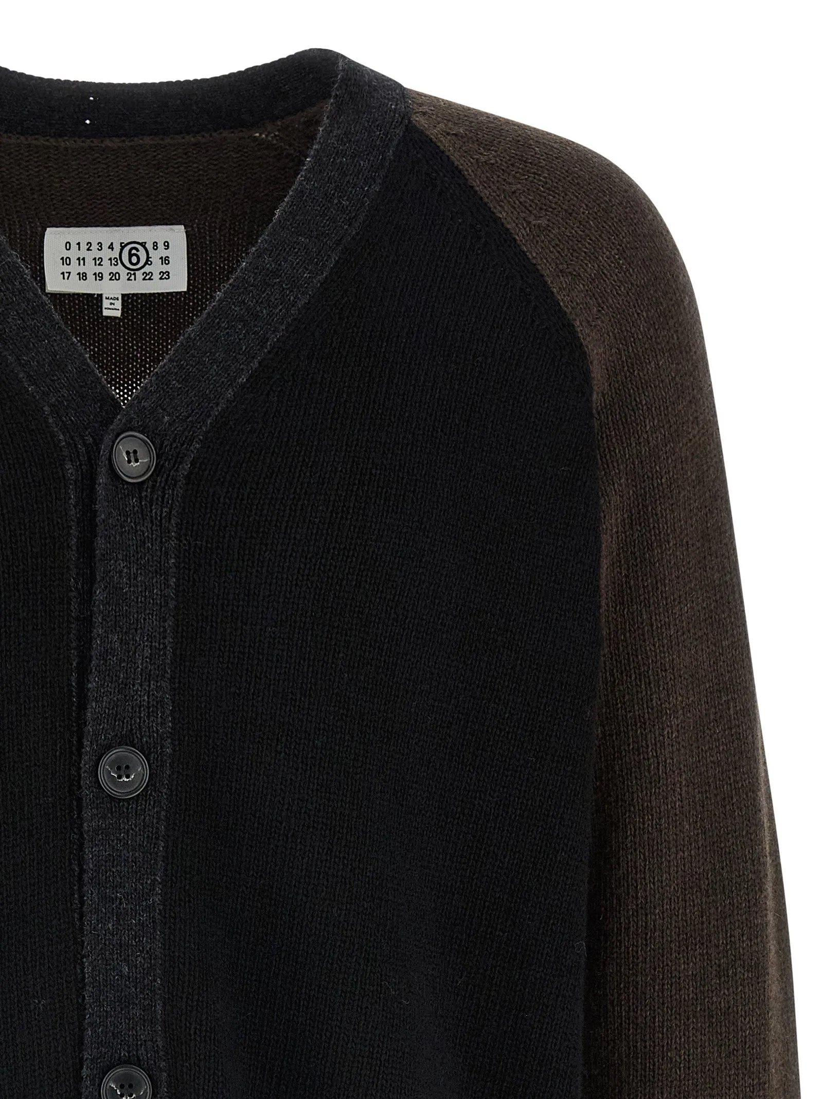 Two-tone suede patch cardigan sold by Lord & Taylor product image thumbnail 3