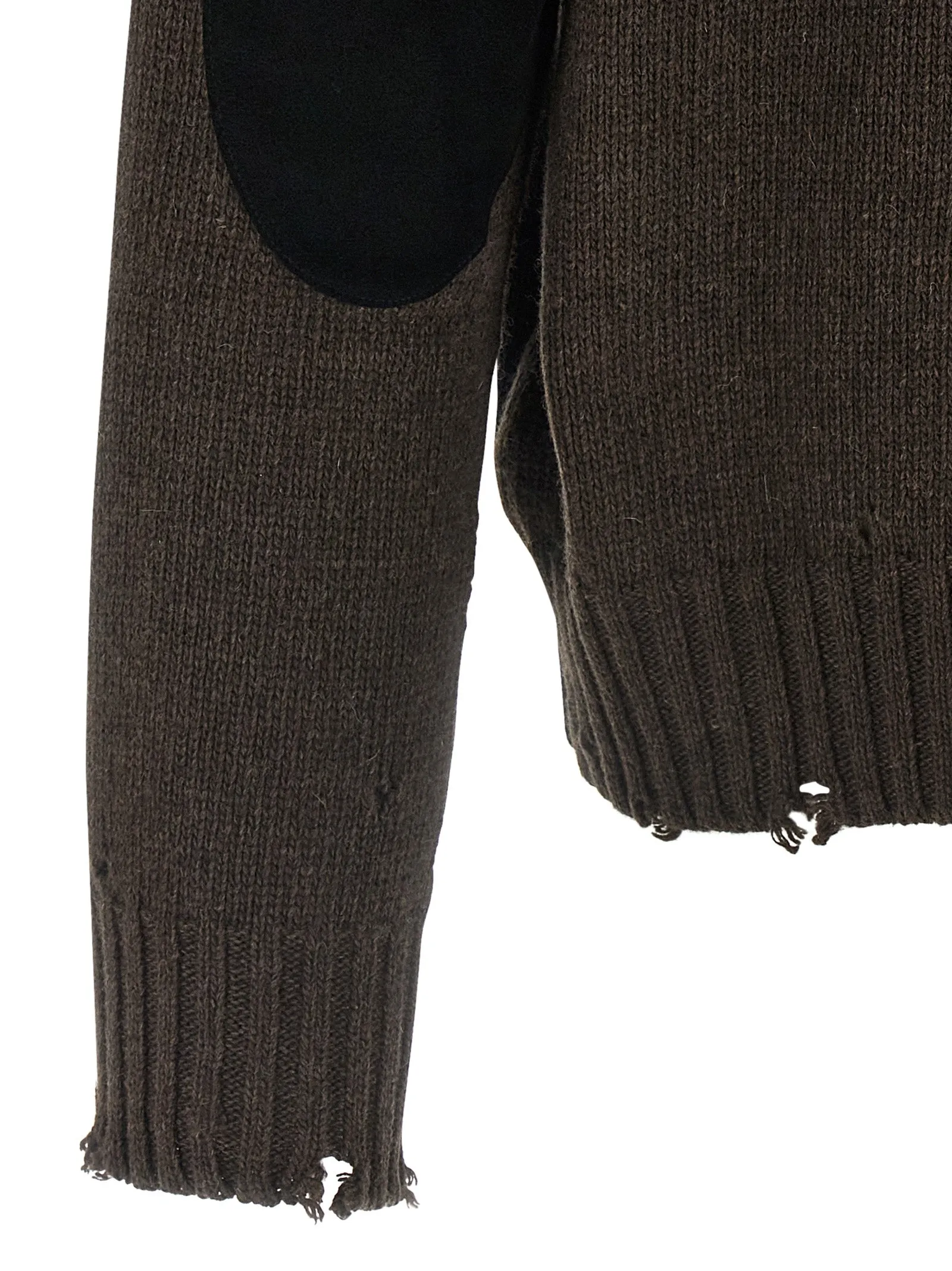 Two-tone suede patch cardigan sold by Lord & Taylor product image thumbnail 4