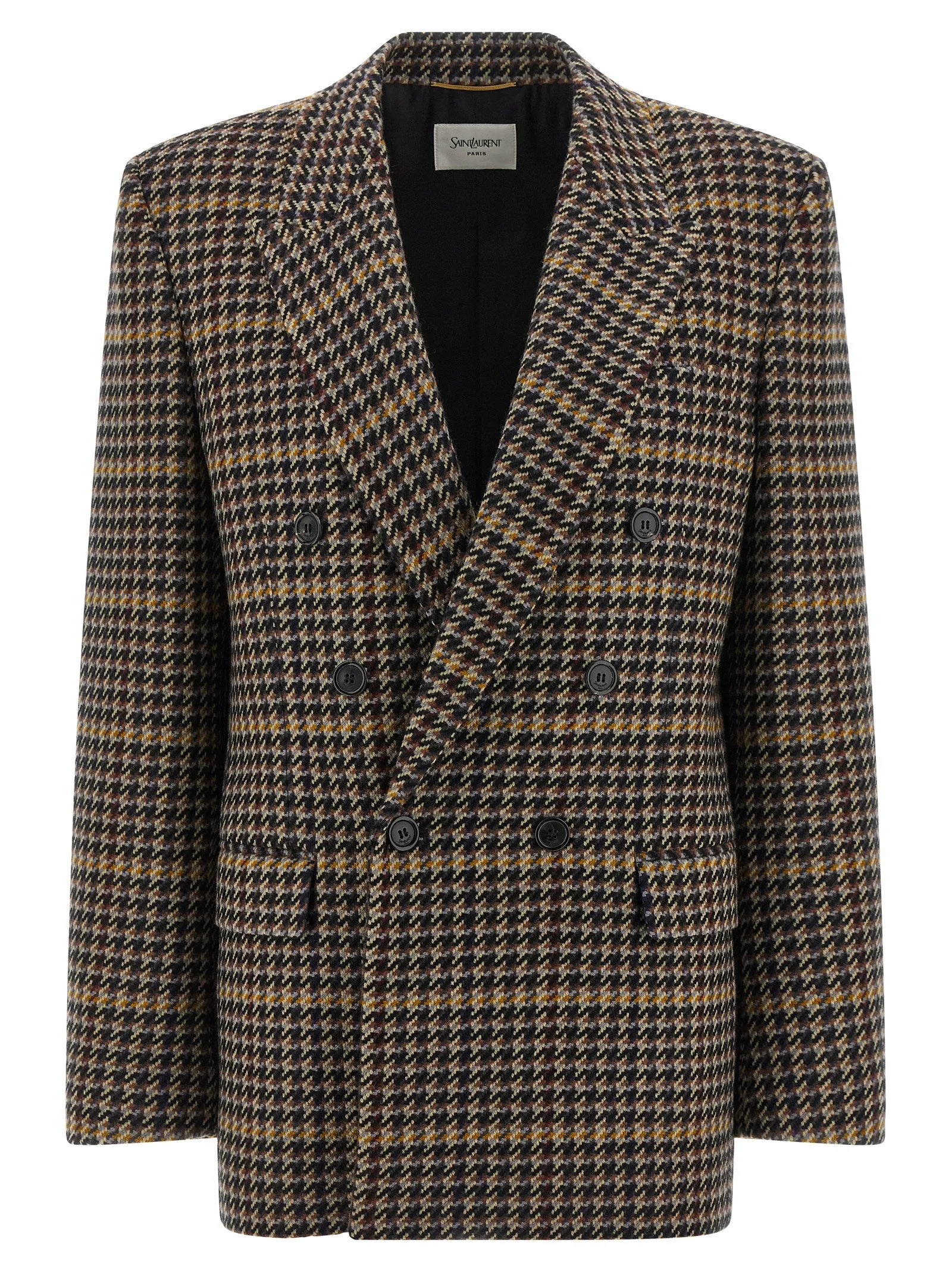Double-breasted houndstooth blazer sold by Lord & Taylor