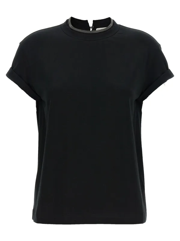 Monile crew-neck T-shirt made by Brunello Cucinelli