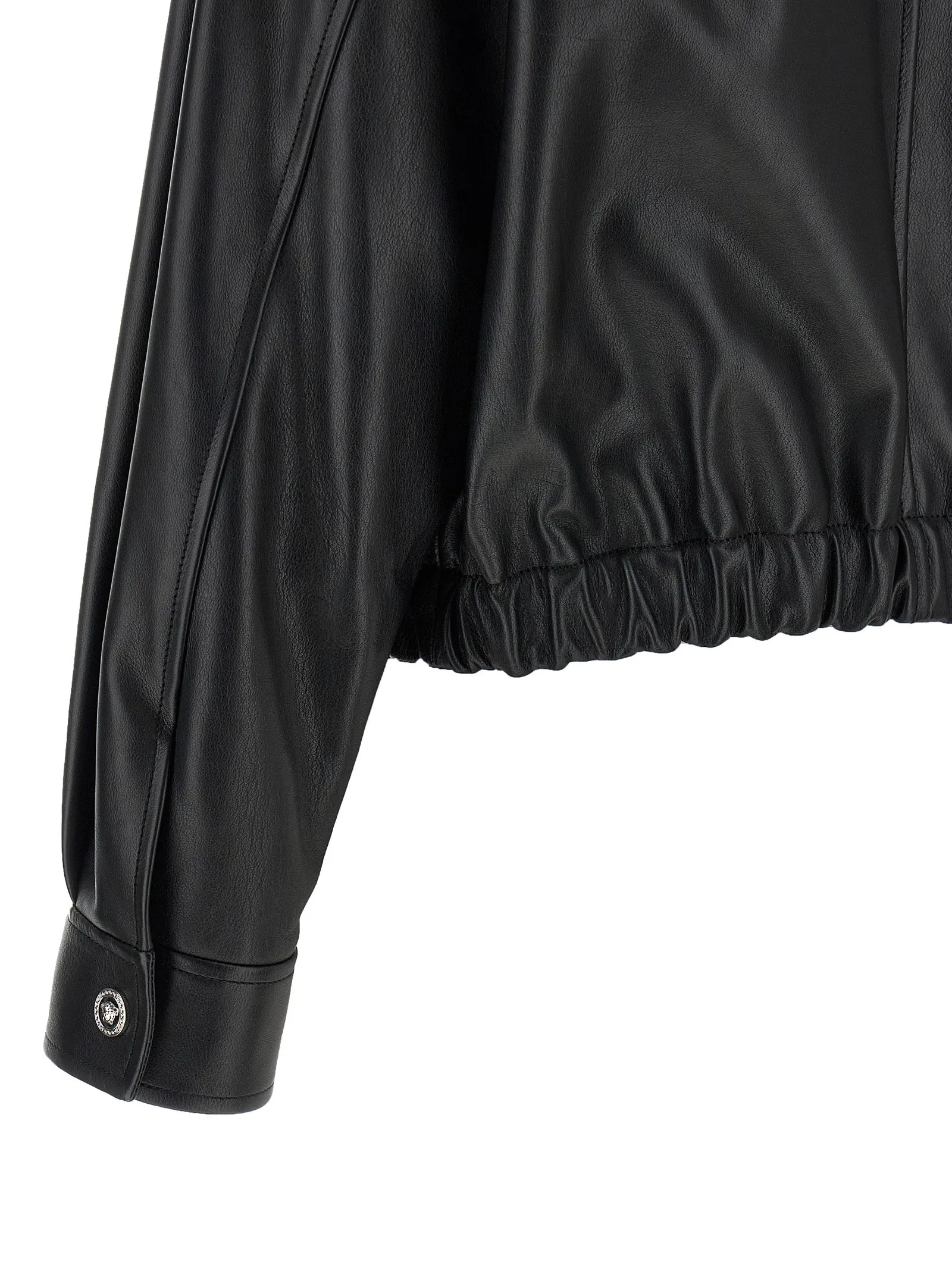 Leather blouson sold by Lord & Taylor product image thumbnail 4