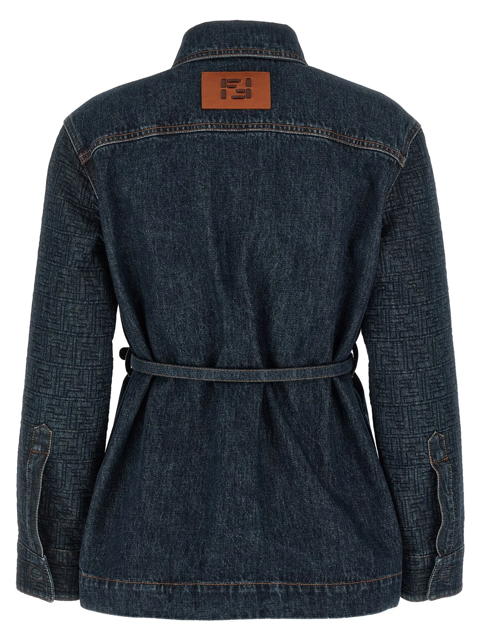 'FF' denim jacket sold by Lord & Taylor product image thumbnail 2