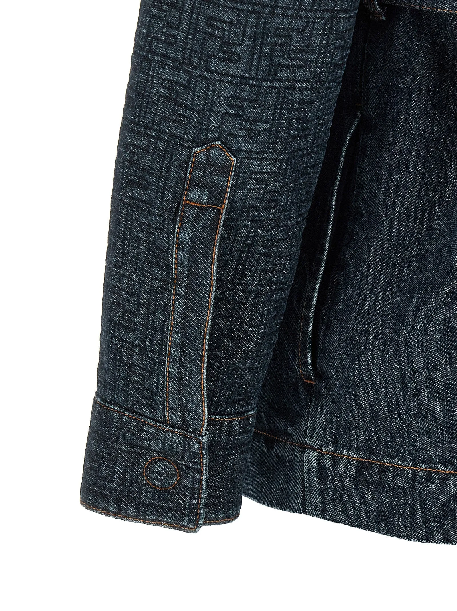 'FF' denim jacket sold by Lord & Taylor product image thumbnail 4