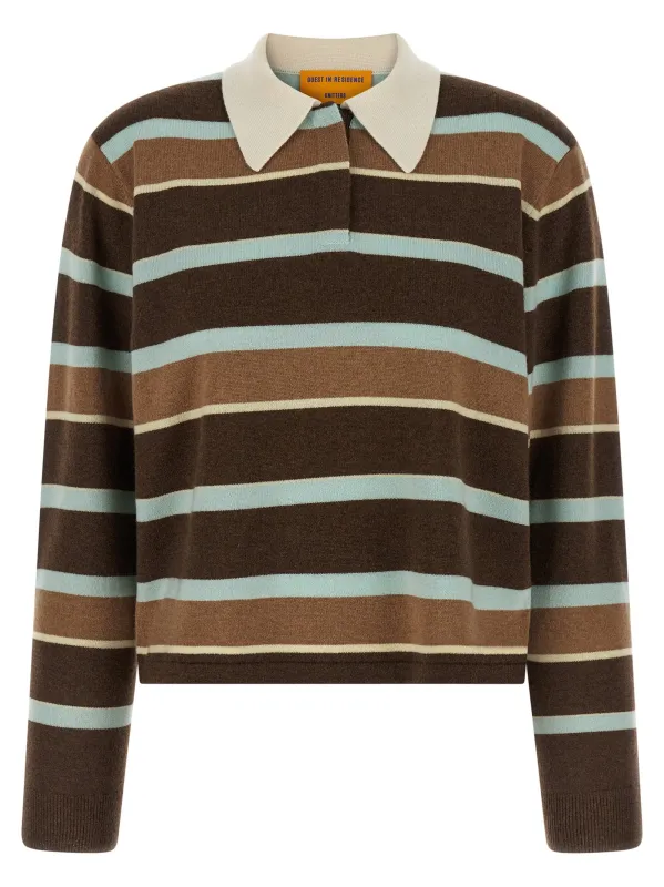 'Cropped stripe Rugby' sweater sold by Lord & Taylor