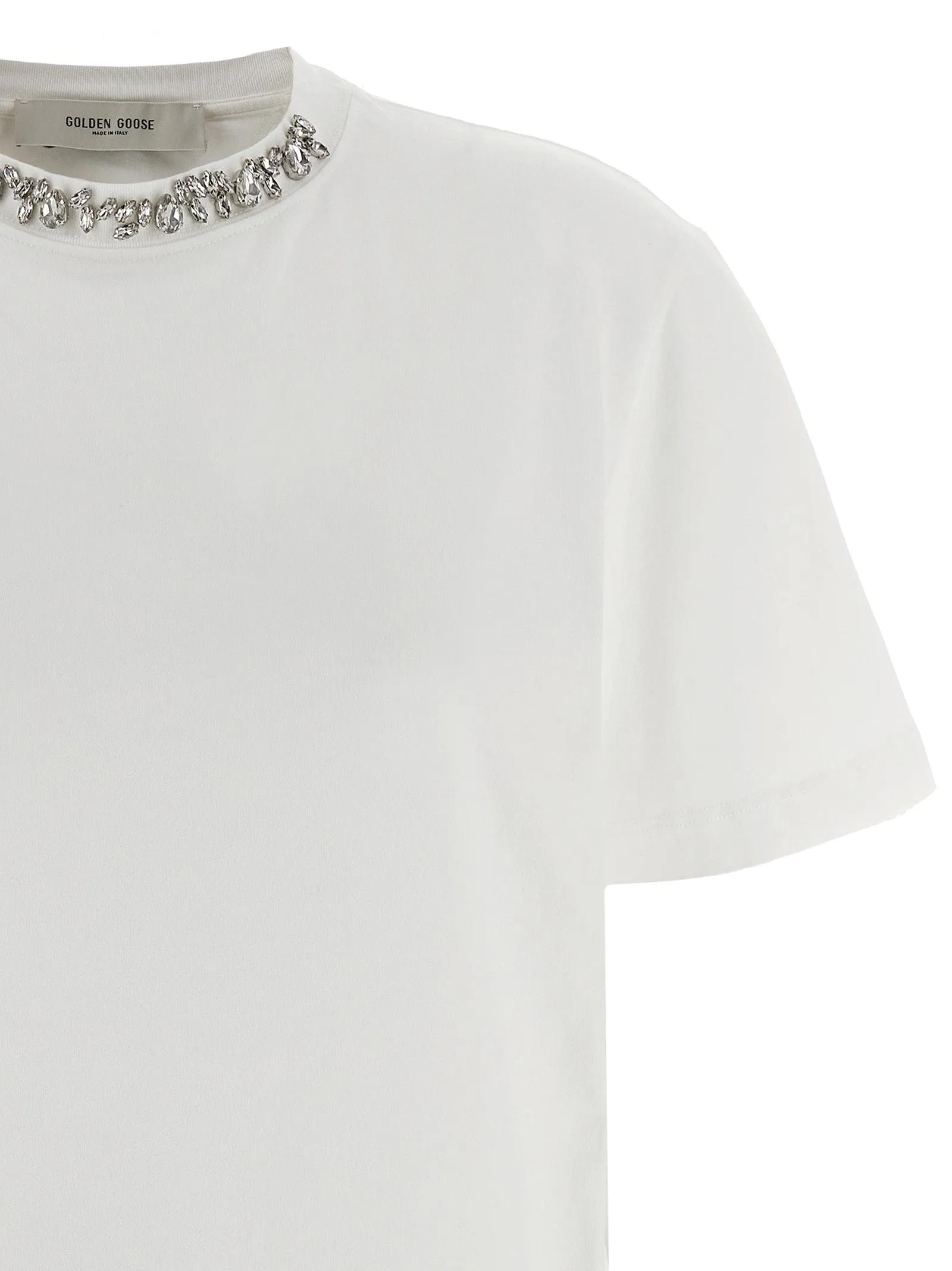Crystal crew neck t-shirt sold by Lord & Taylor product image thumbnail 3