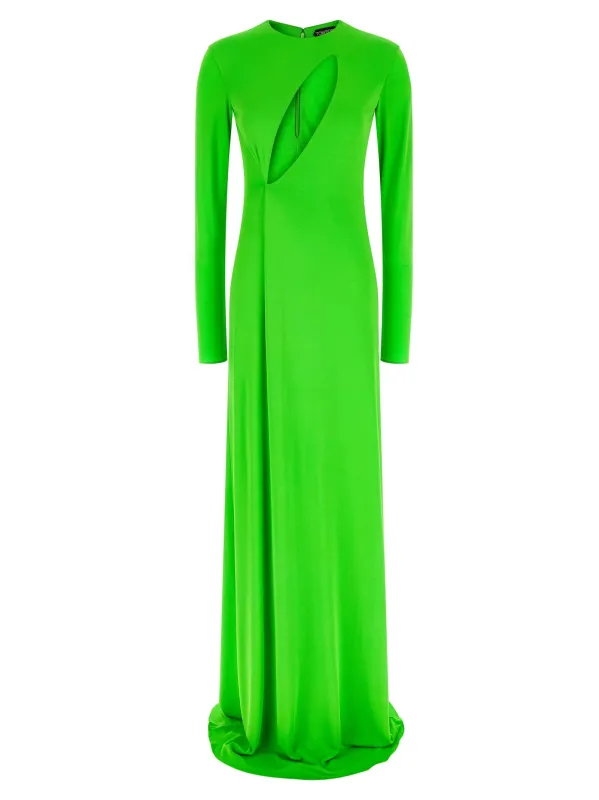 'Long Sleeve Slash Front Evening' dress made by Tom Ford