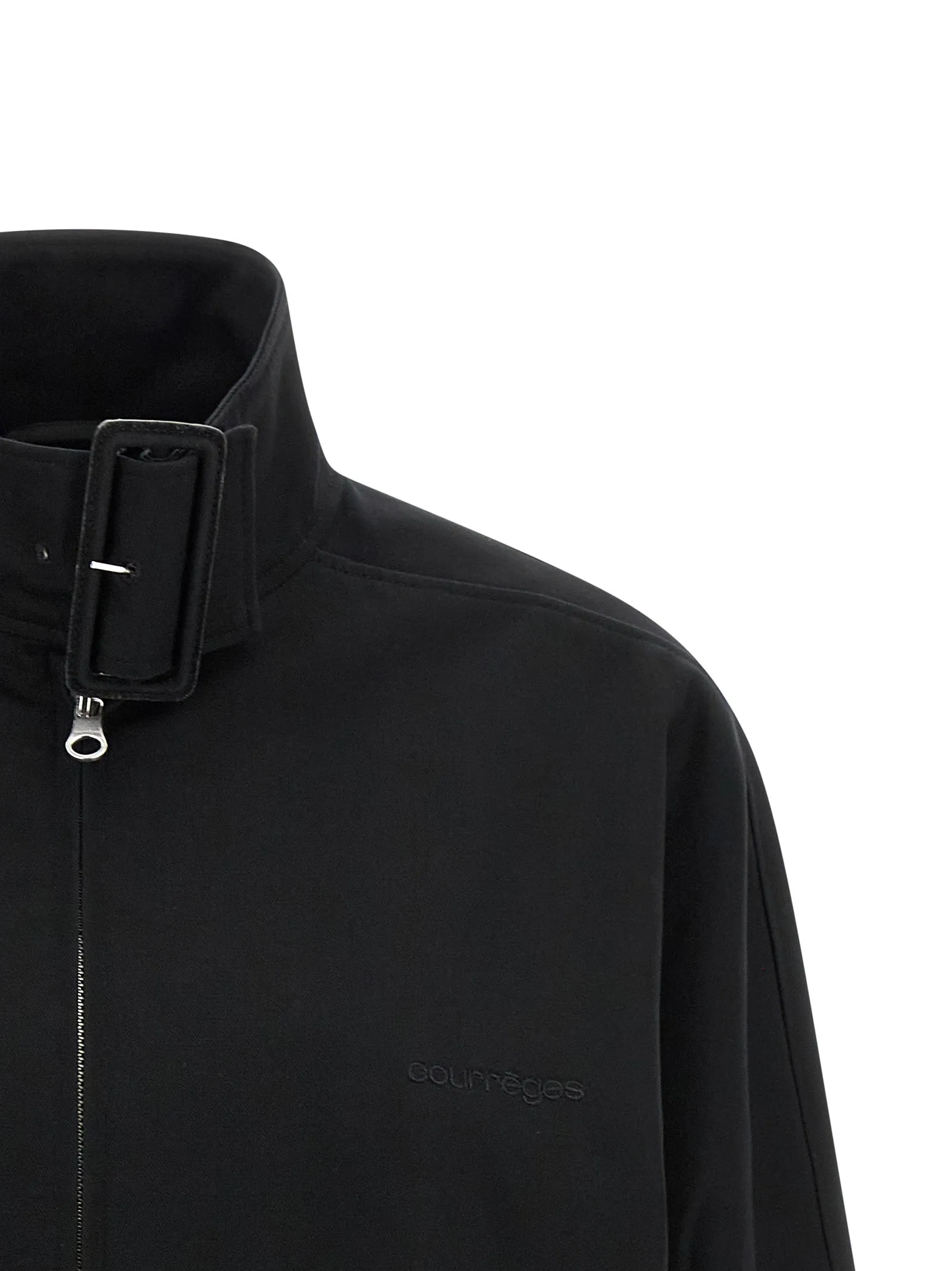 'Buckle Zipped Bomber' jacket sold by Lord & Taylor product image thumbnail 3