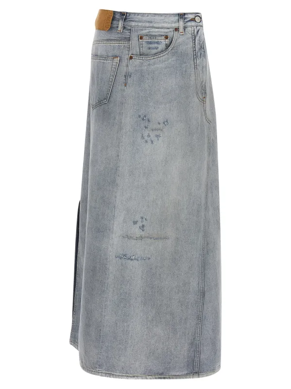 Asymmetrical construction skirt made by Maison Margiela