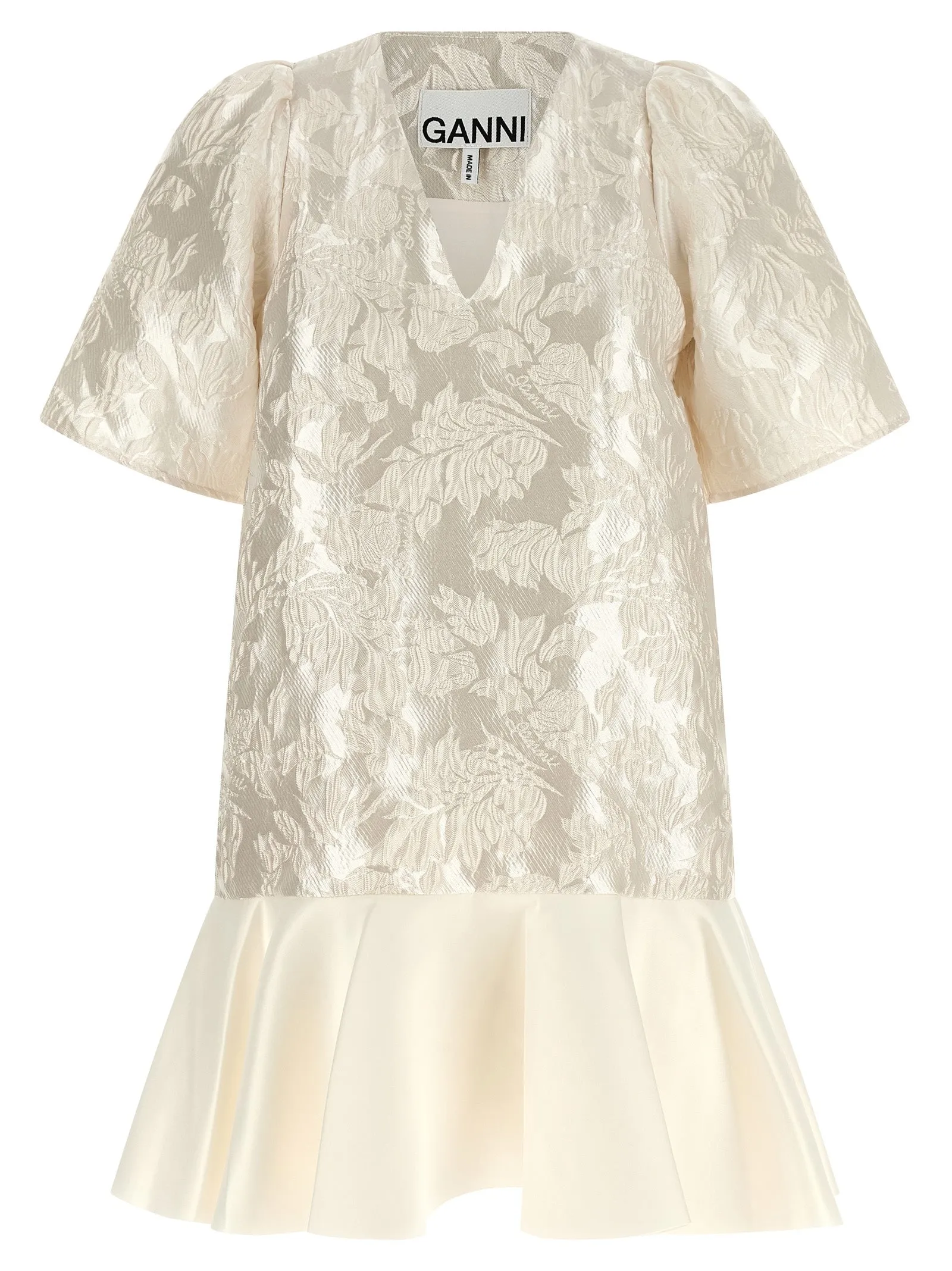 'Satin Cloque' mini dress sold by Lord & Taylor