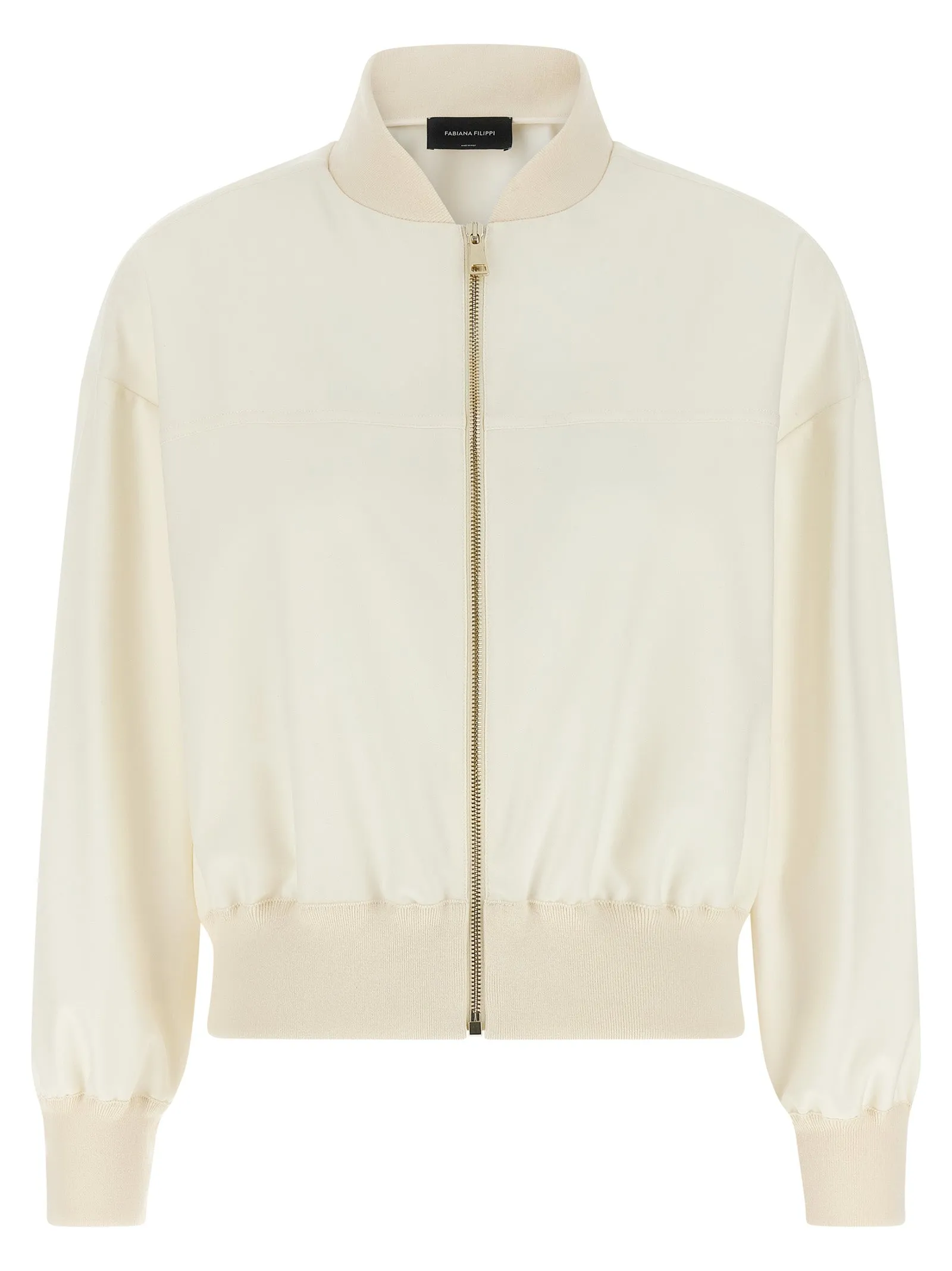 Insert bomber jacket sold by Lord & Taylor