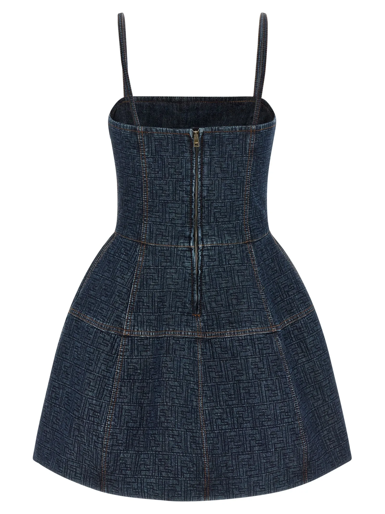 'FF' denim dress sold by Lord & Taylor product image thumbnail 2