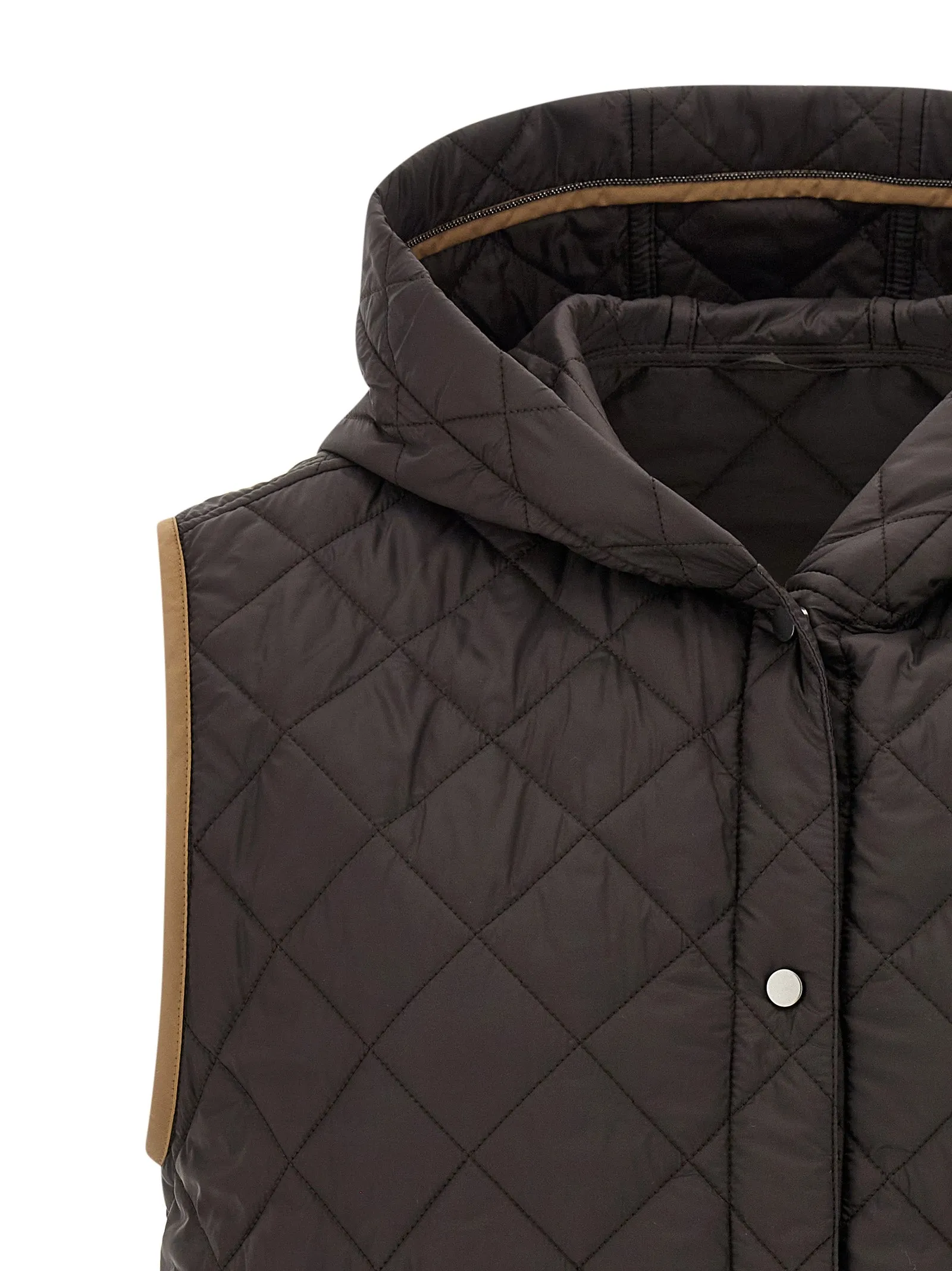 Padded vest sold by Lord & Taylor product image thumbnail 3