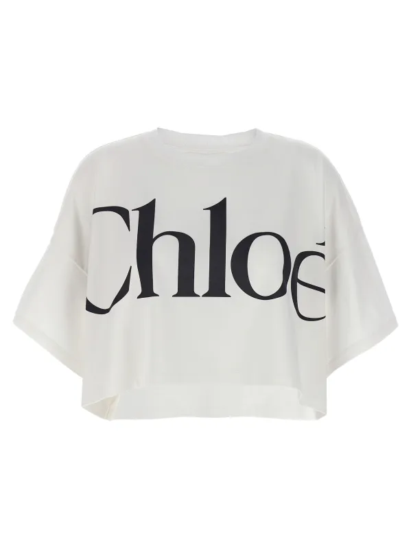 Logo crop T-shirt sold by Lord & Taylor