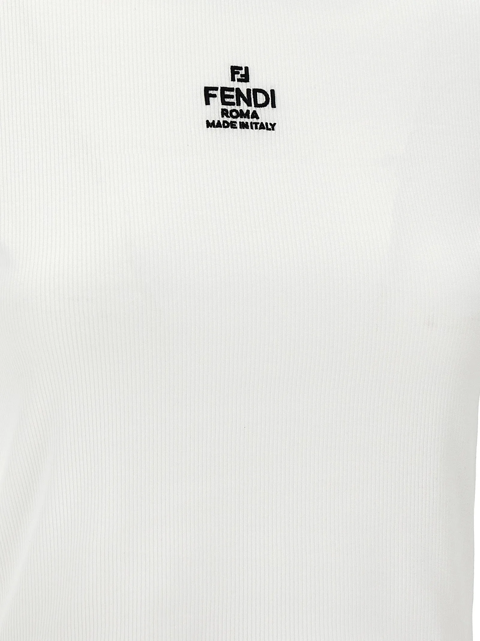 'Fendi' cropped T-shirt sold by Lord & Taylor product image thumbnail 4