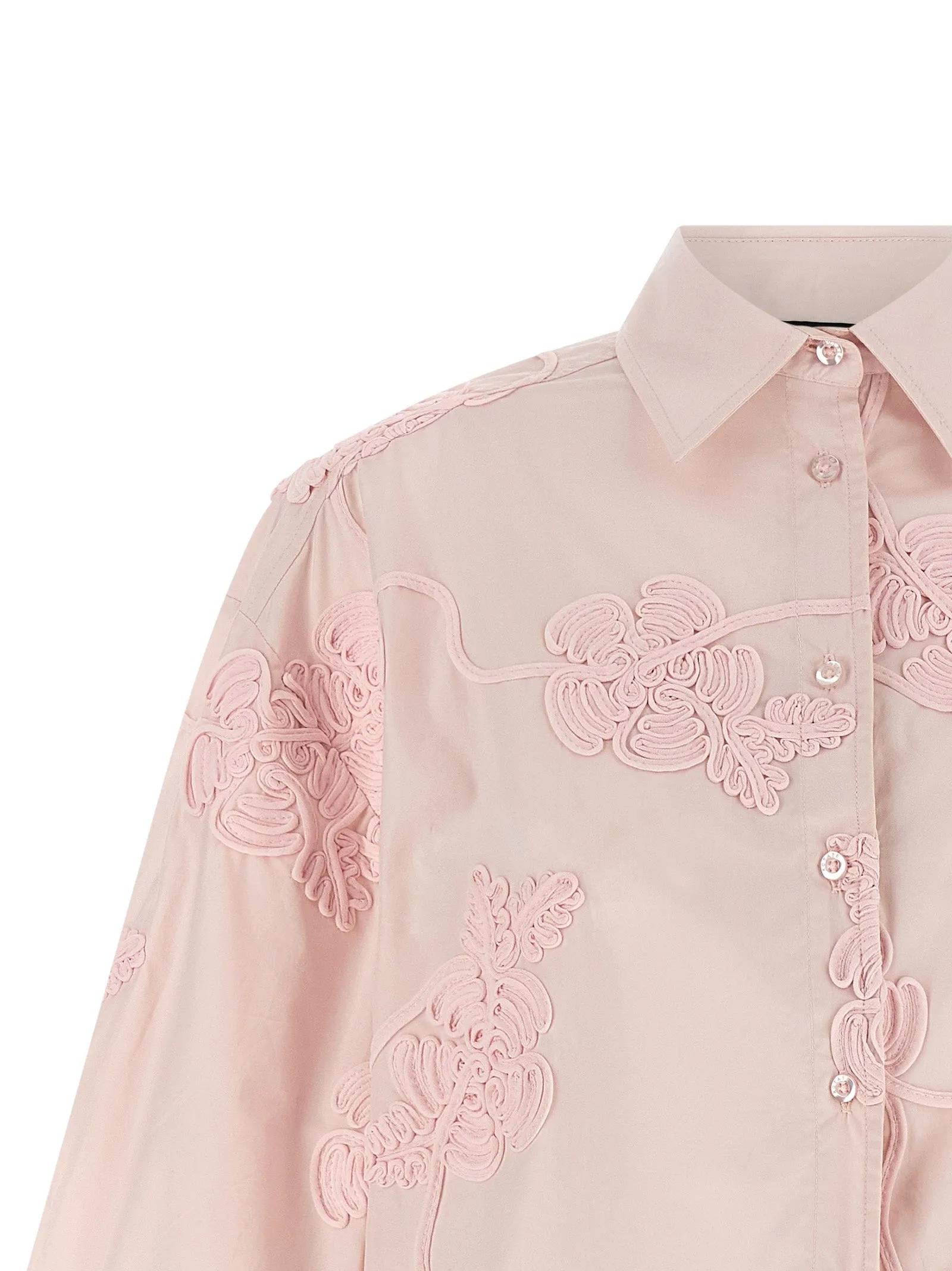 Floral embroidery shirt sold by Lord & Taylor product image thumbnail 3