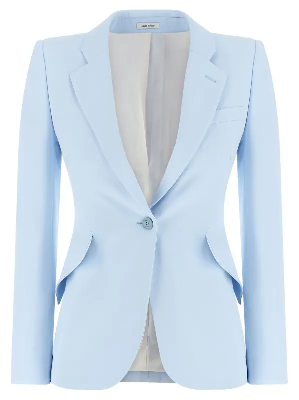 Single-breasted blazer made by Alexander McQueen